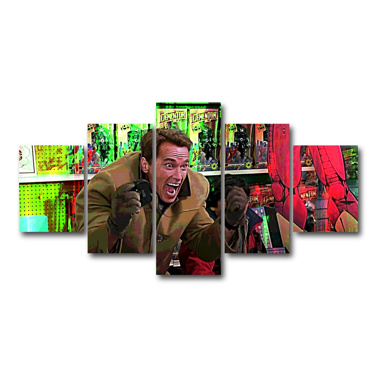 AUTO-MOCKUP WHITE | Jingle All The Way | 5 Piece | Gallery Wrap Canvas | group=5_short