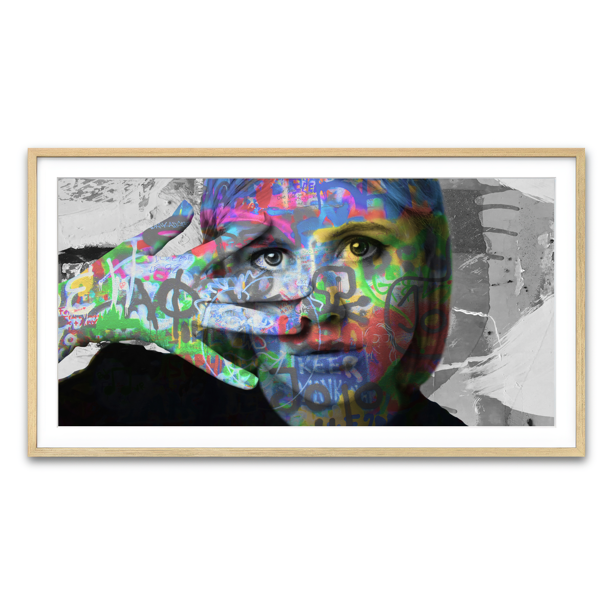 Framed Print 2x1 Natural