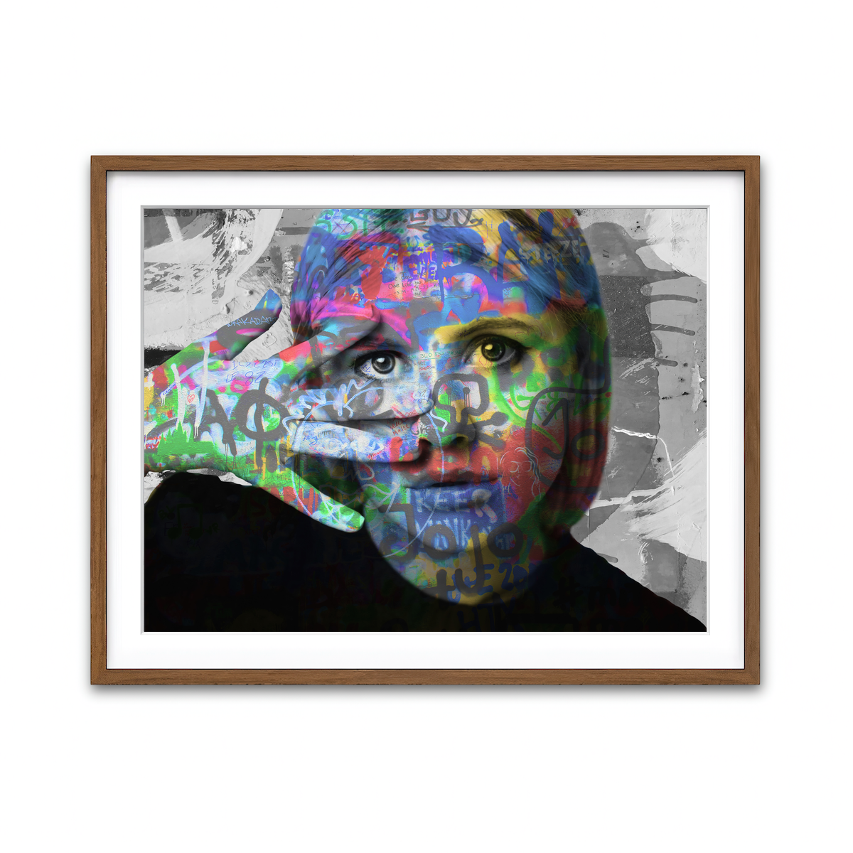 Framed Print 4x3 Walnut