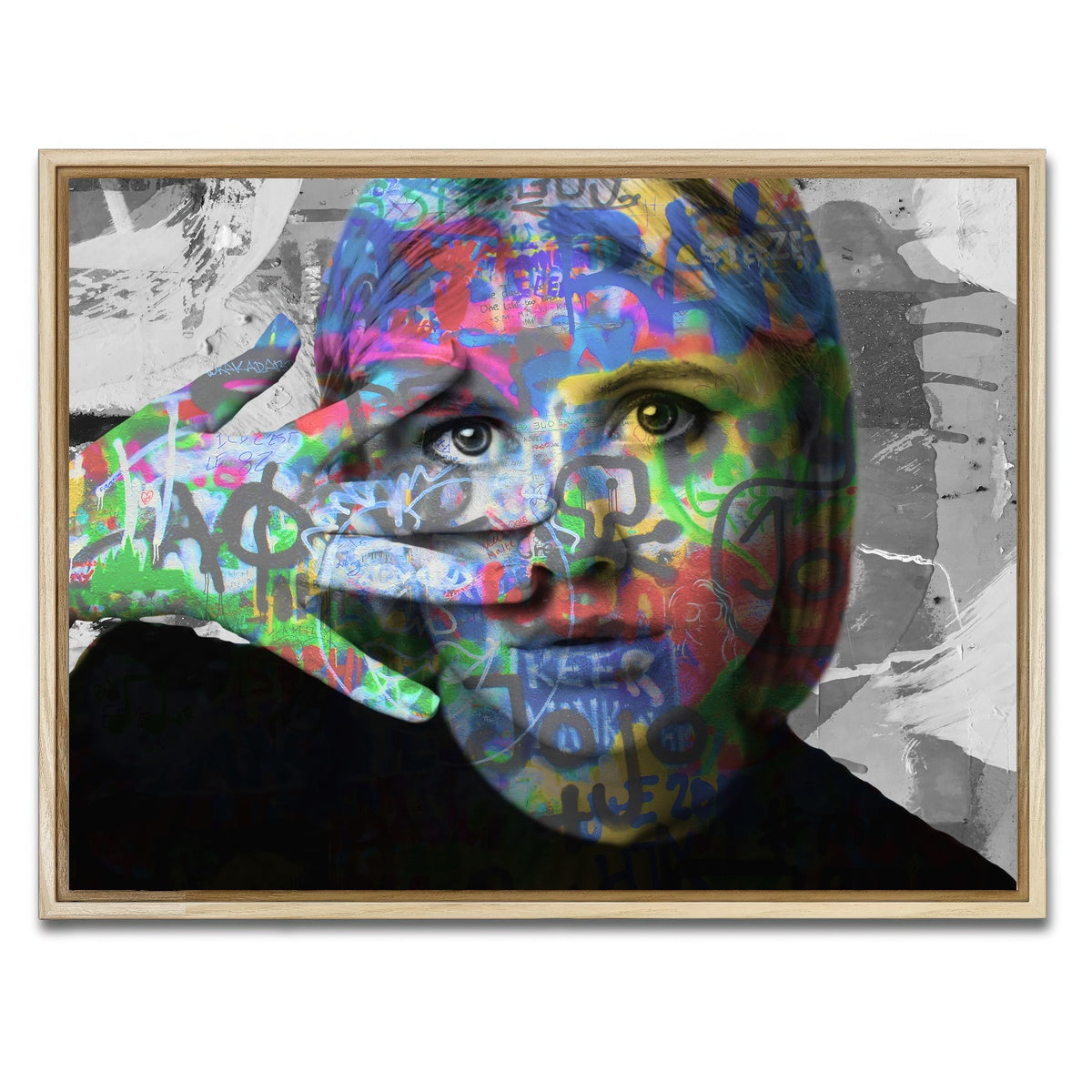 AUTO-MOCKUP WHITE | JoJo | 1 Piece | Natural Framed Canvas | group=4x3