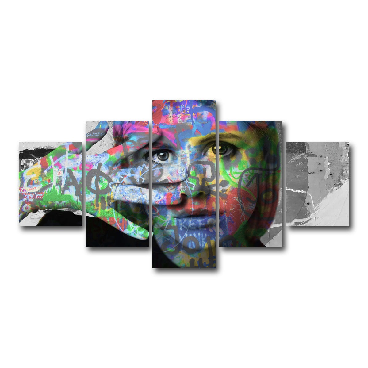 AUTO-MOCKUP WHITE | JoJo | 5 Piece | Gallery Wrap Canvas | group=5_short