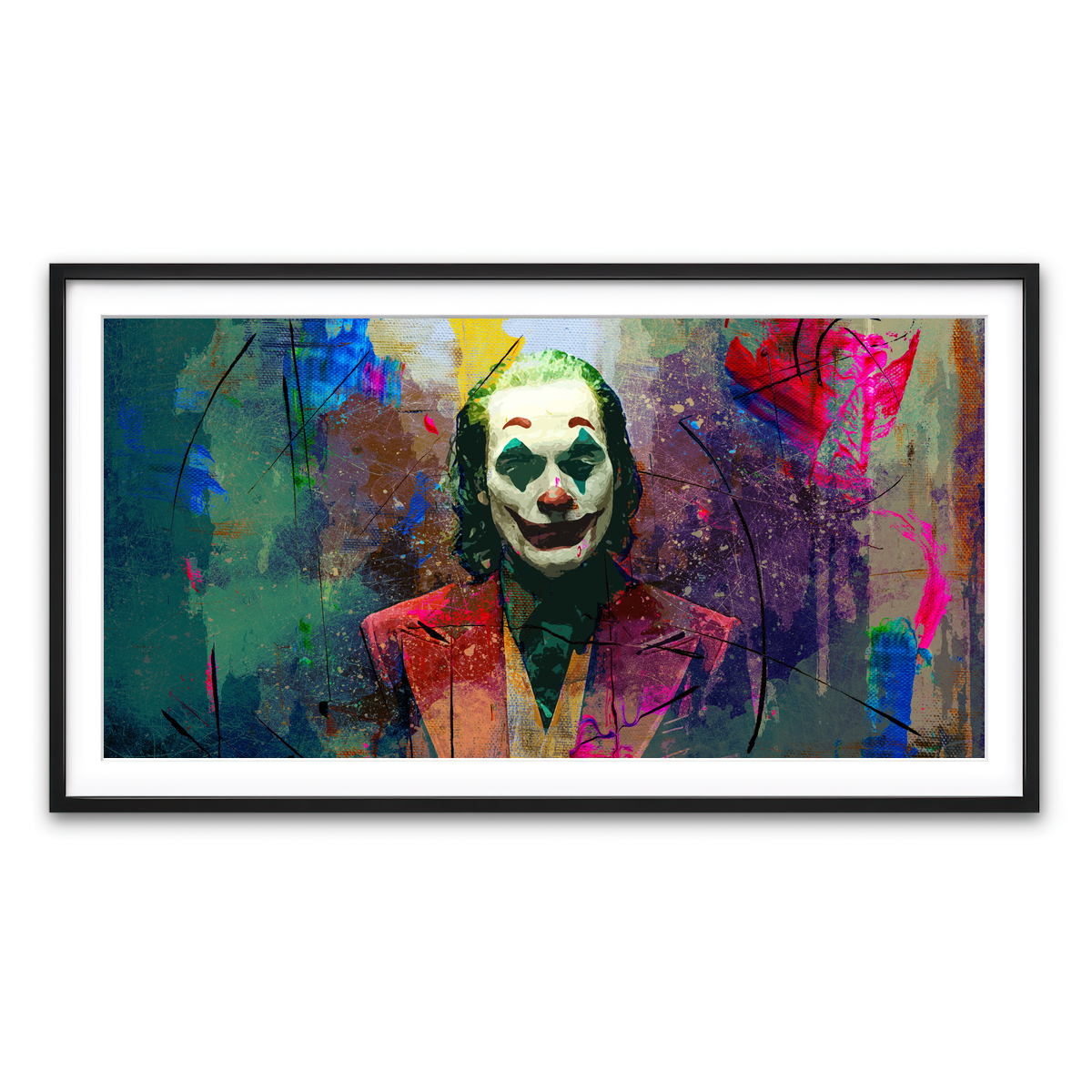 Framed Print 2x1 Black
