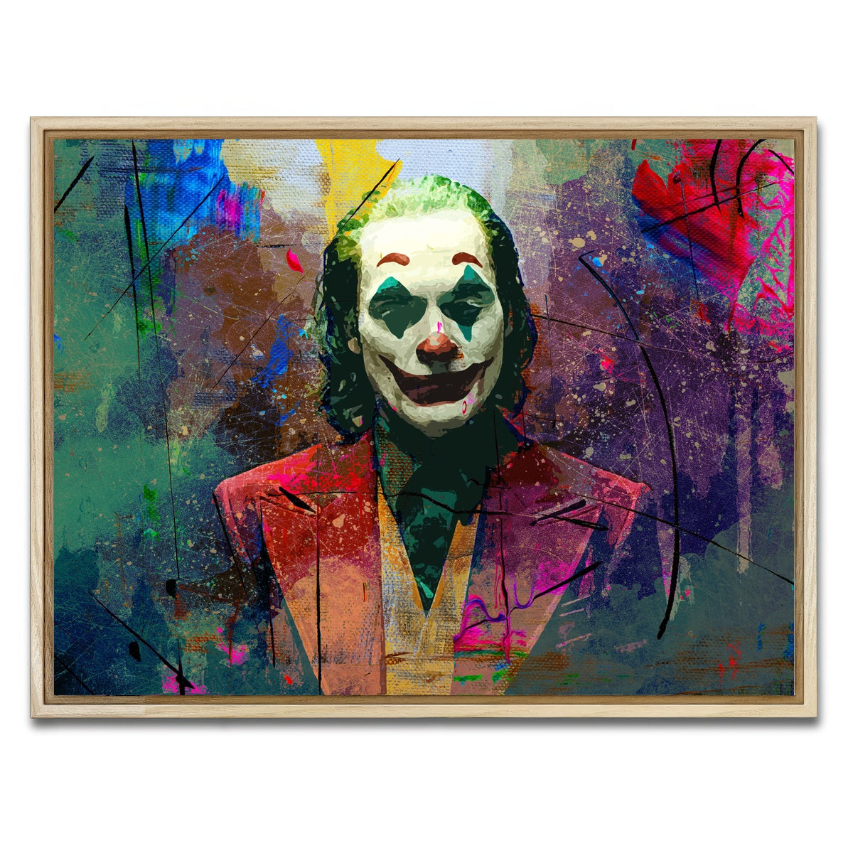 AUTO-MOCKUP WHITE | Joaquin's Joker | 1 Piece | Natural Framed Canvas | group=4x3