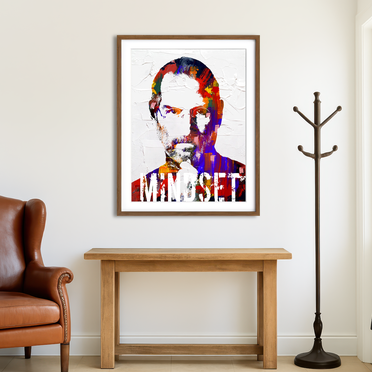 AUTO-MOCKUP ROOM | Jobs Mindset Wall Art