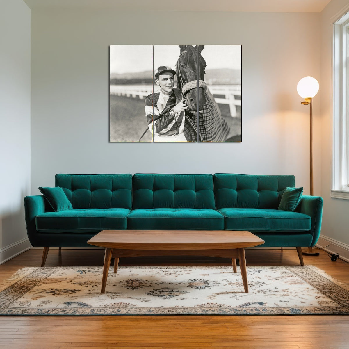 AUTO-MOCKUP ROOM | Jockey & Horse