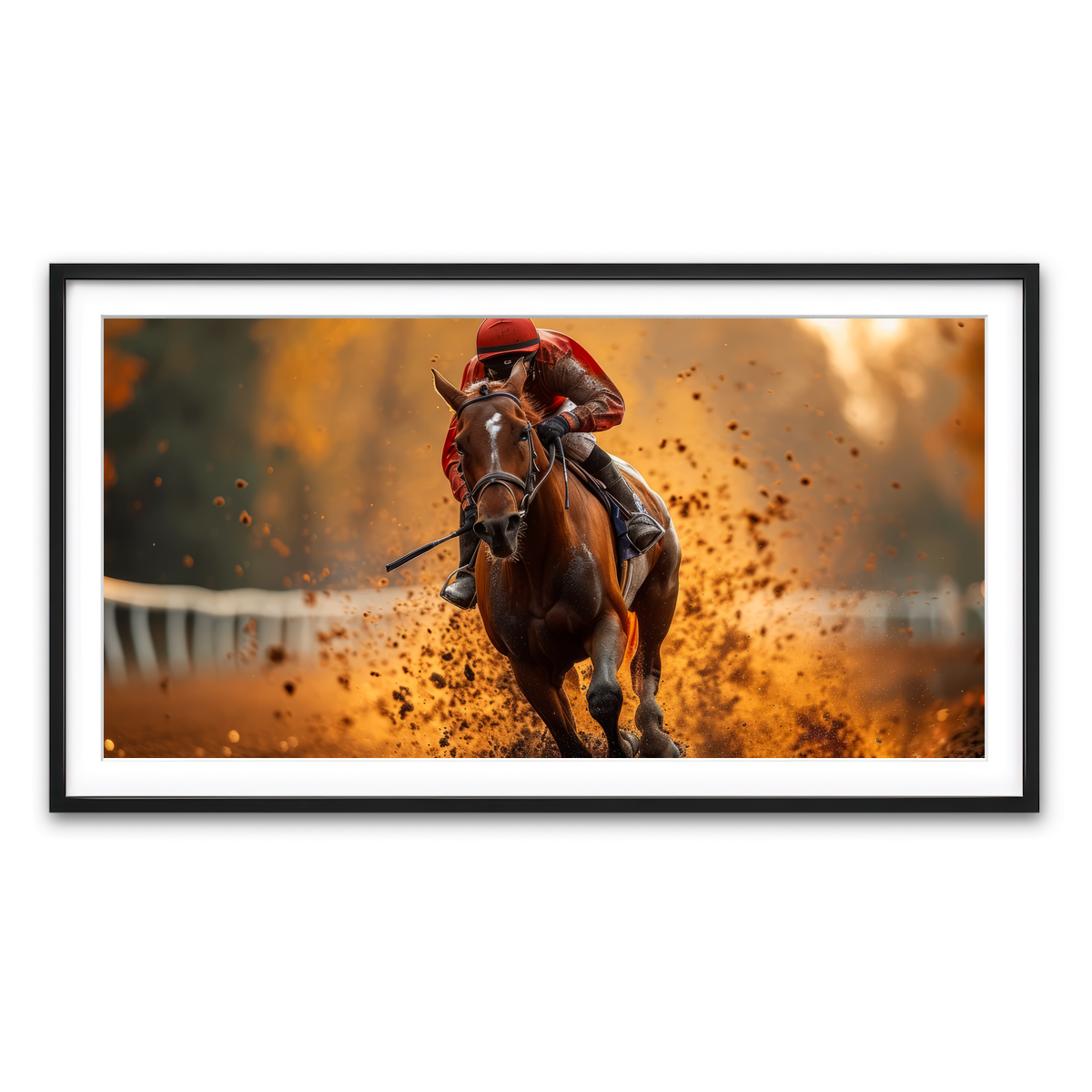 Framed Print 2x1 Black