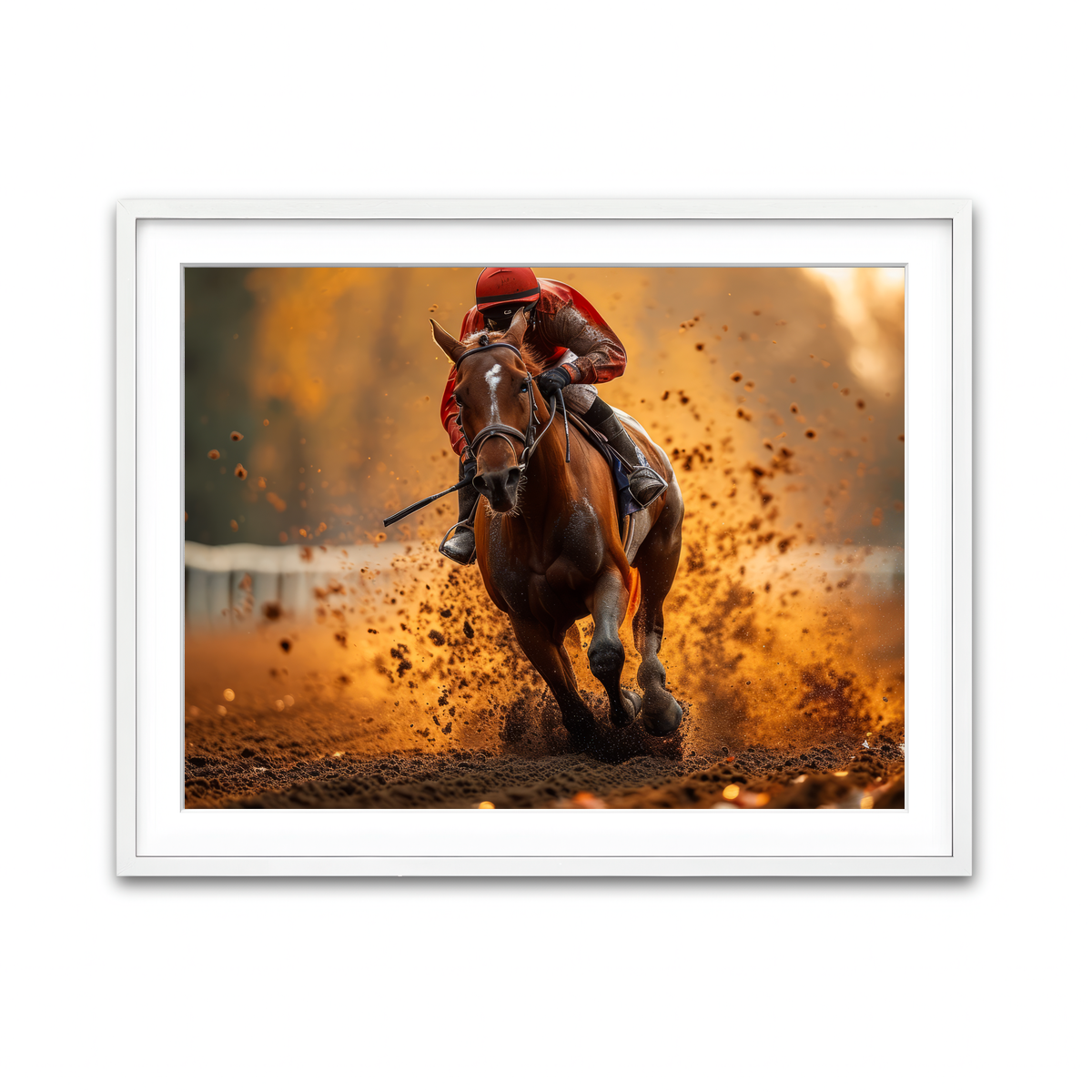 Framed Print 4x3 White