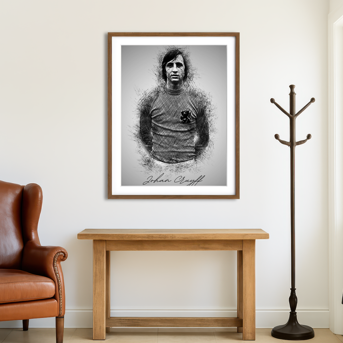 AUTO-MOCKUP ROOM | Johan Cruyff Wall Art