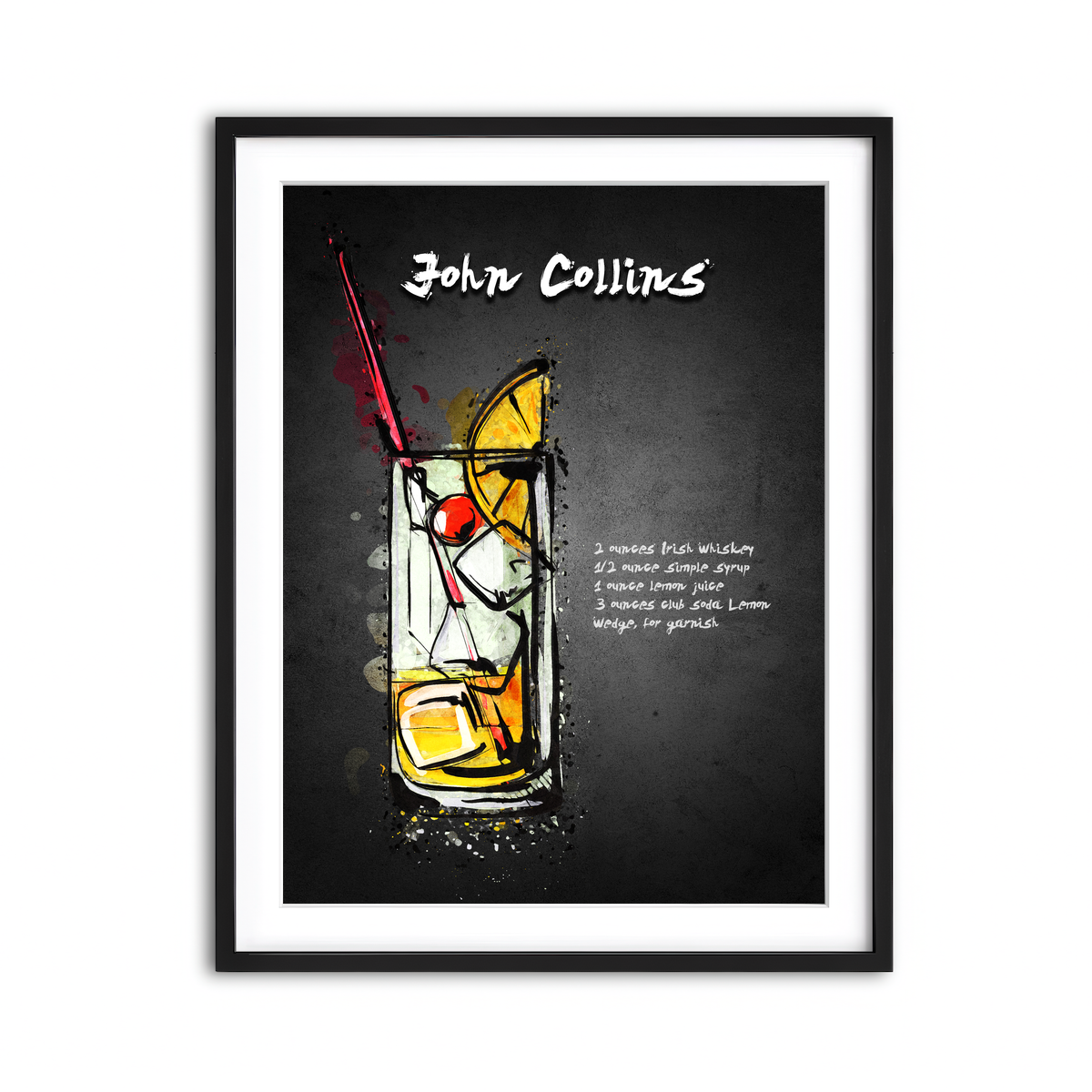 Framed Print 3x4 Black