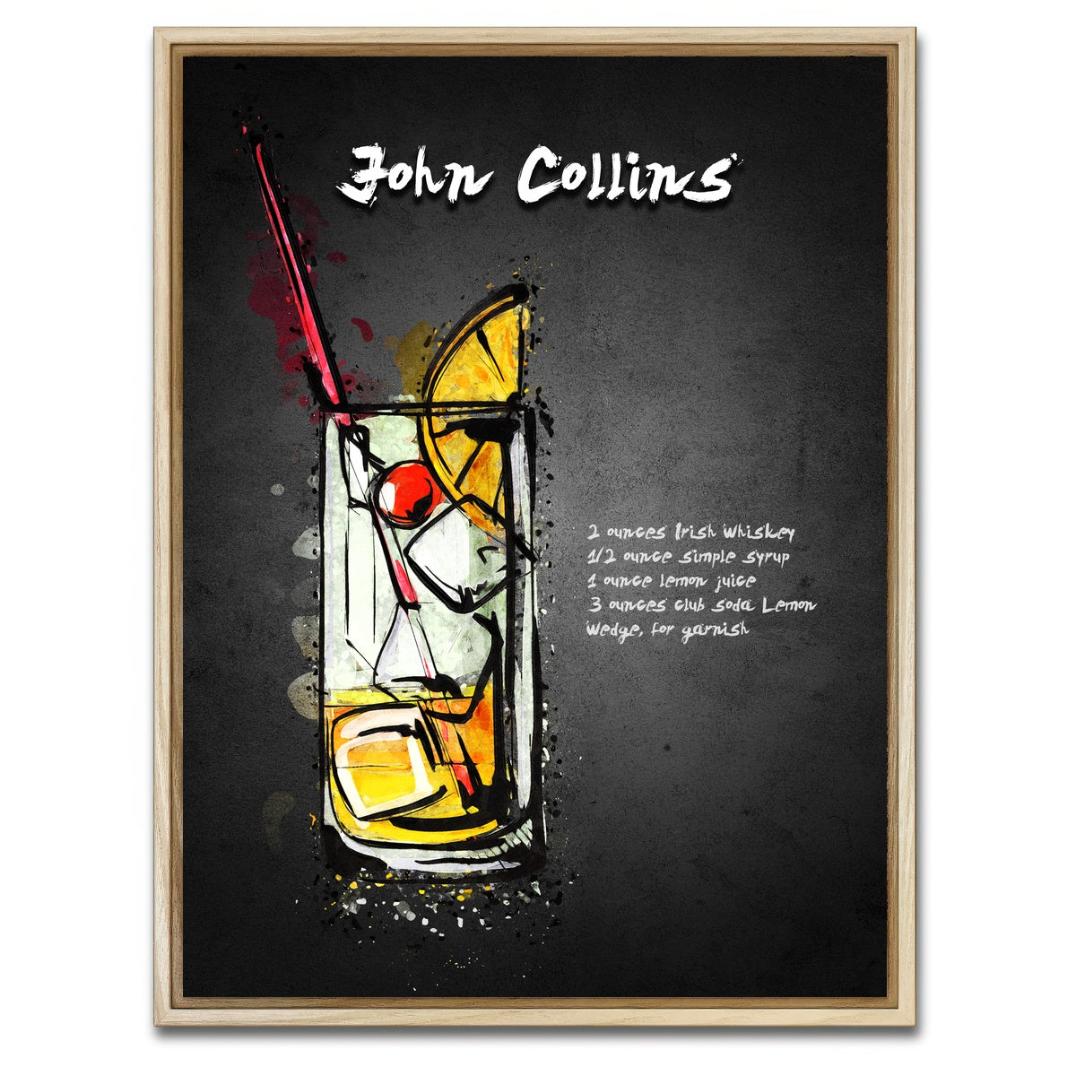 AUTO-MOCKUP WHITE | John Collins | 1 Piece | Natural Framed Canvas | group=3x4