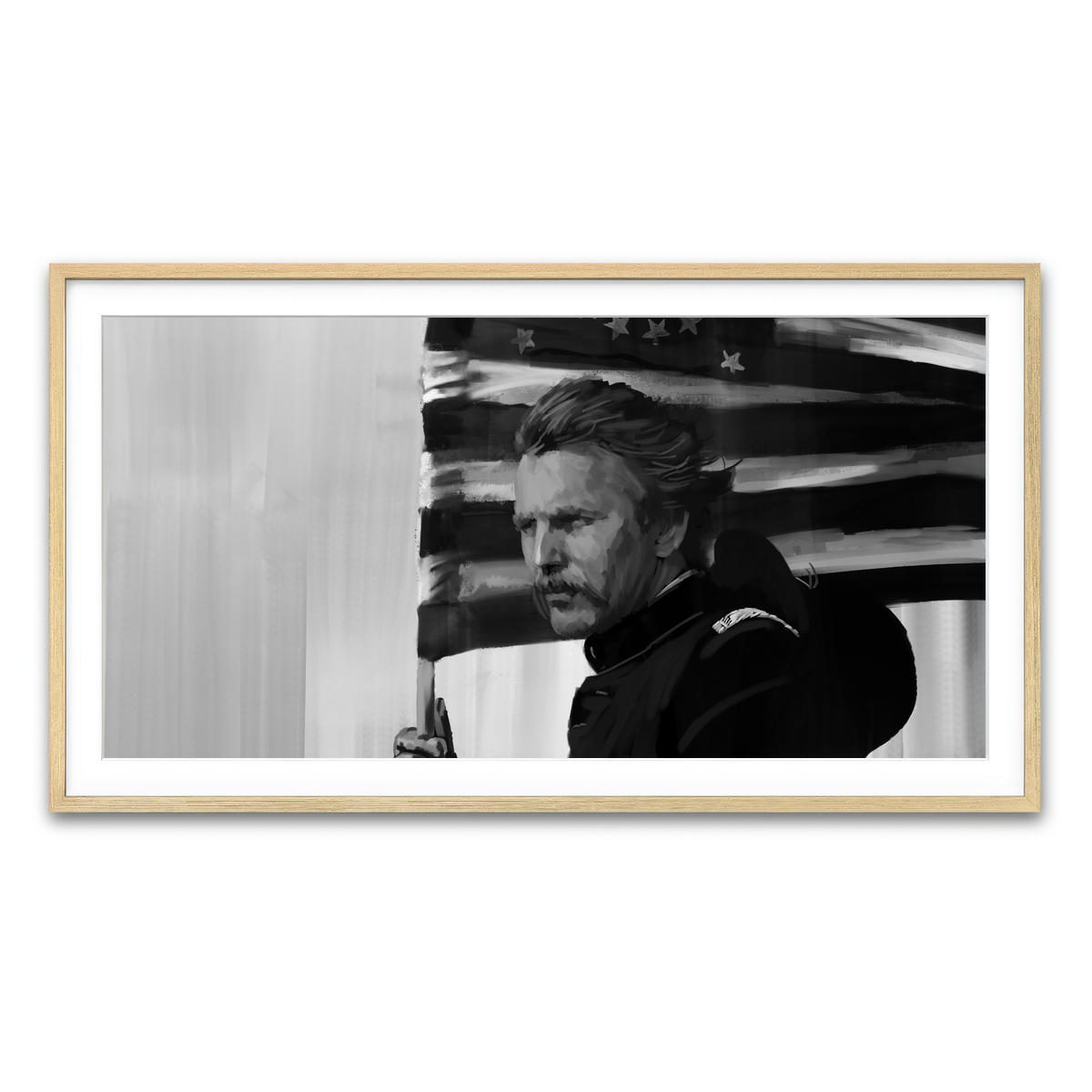 Framed Print 2x1 Natural