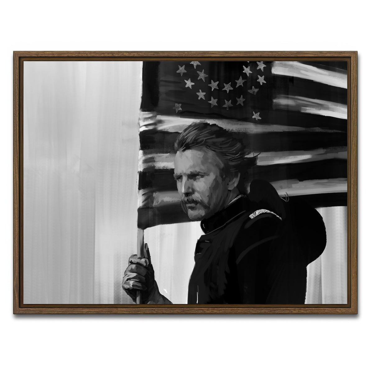 AUTO-MOCKUP WHITE | John Dunbar | 1 Piece | Walnut Framed Canvas | group=4x3