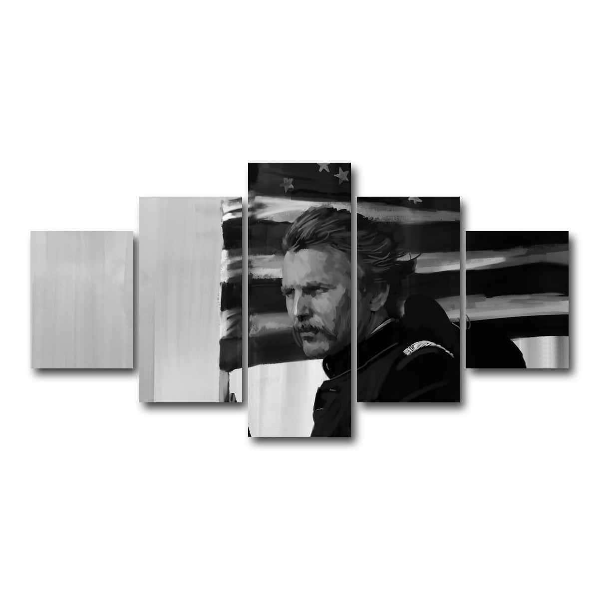 AUTO-MOCKUP WHITE | John Dunbar | 5 Piece | Gallery Wrap Canvas | group=5_short