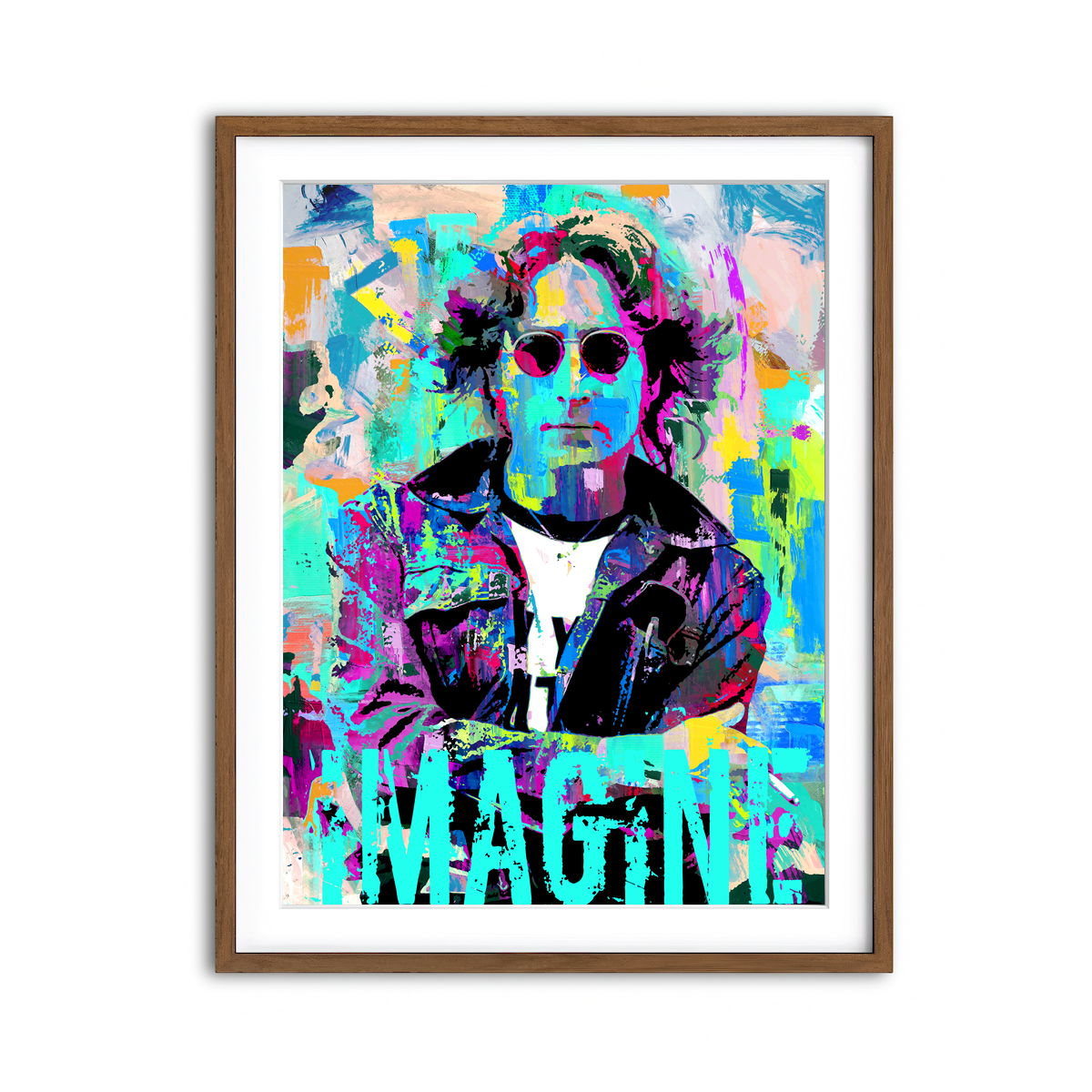 Framed Print 3x4 Walnut