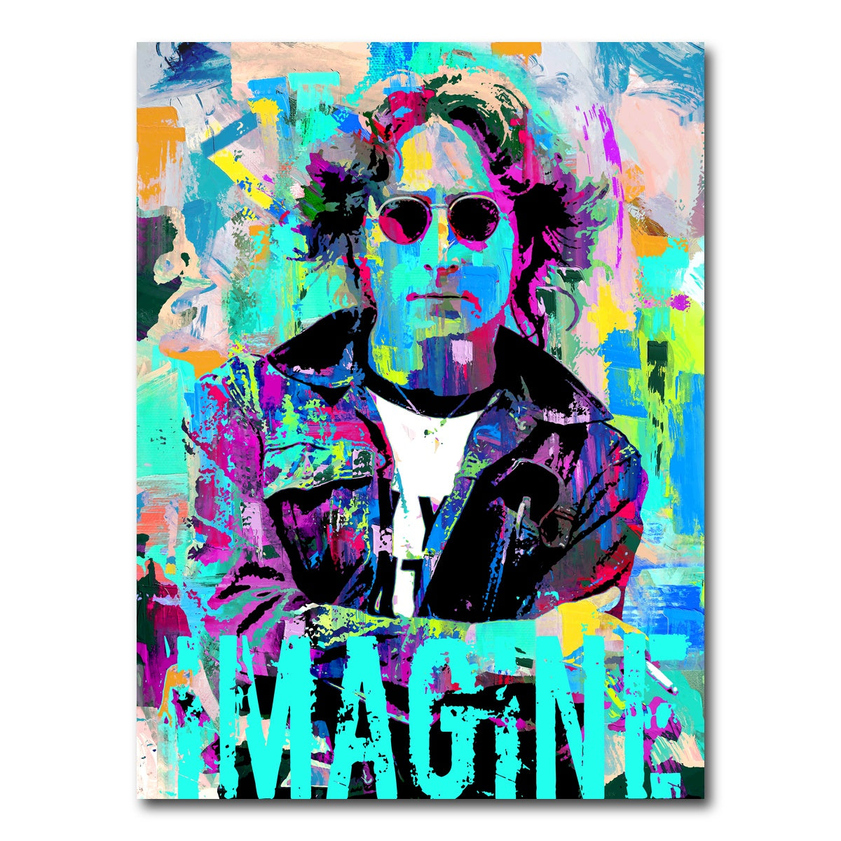 AUTO-MOCKUP WHITE | John Lennon Imagine | 1 Piece | Gallery Wrap Canvas | group=3x4