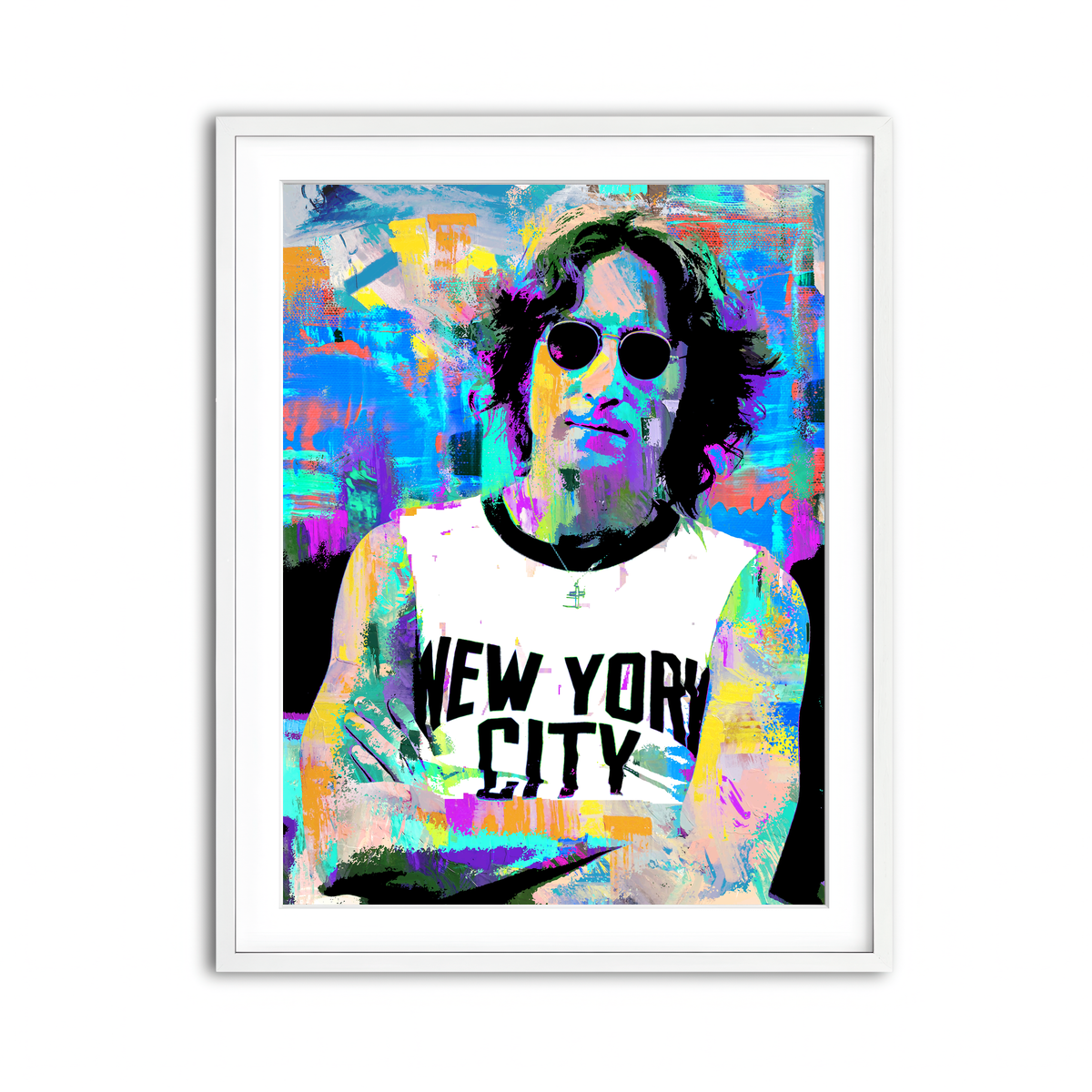 Framed Print 3x4 White