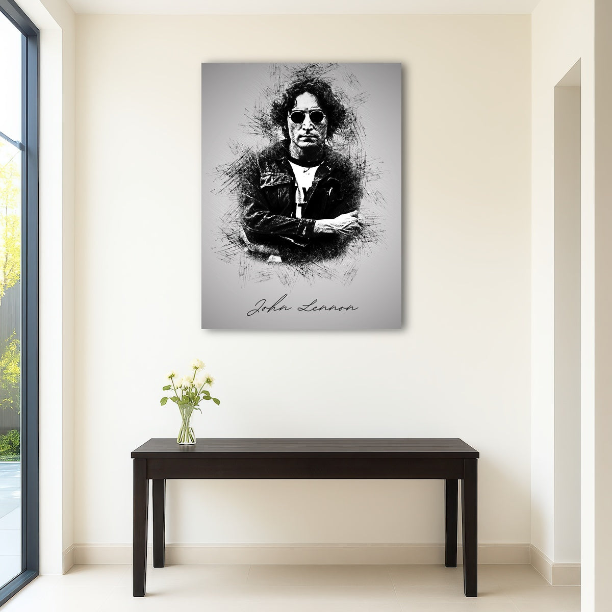 AUTO-MOCKUP ROOM | John Lennon Sketch