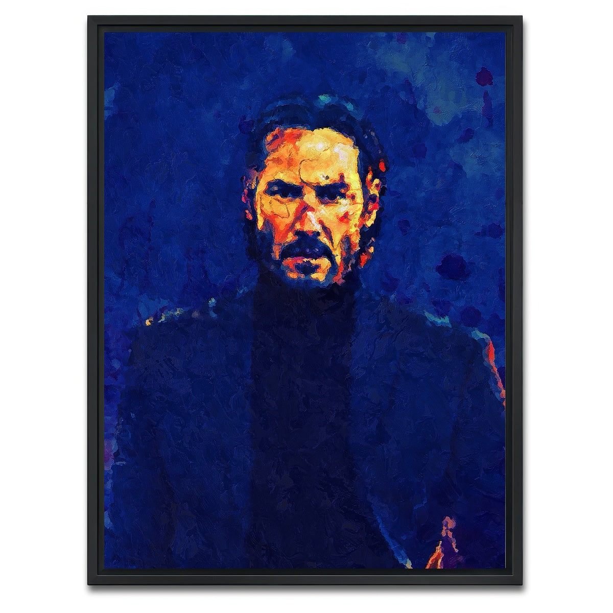 AUTO-MOCKUP WHITE | John Wick Painting | 1 Piece | Black Framed Canvas | group=3x4