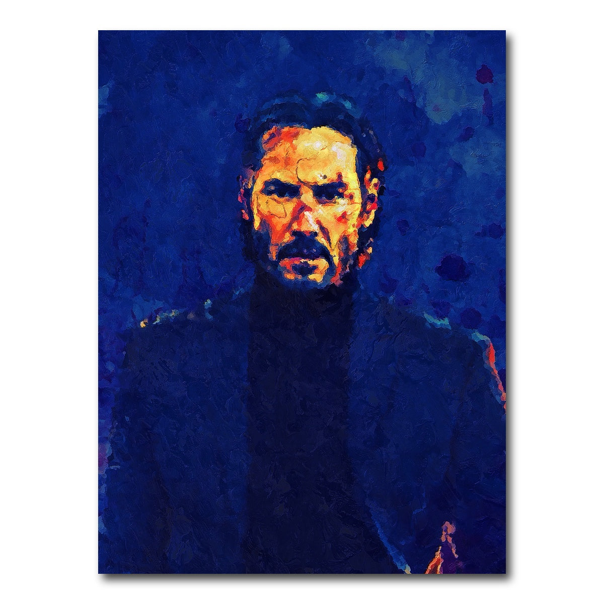 AUTO-MOCKUP WHITE | John Wick Painting | 1 Piece | Gallery Wrap Canvas | group=3x4