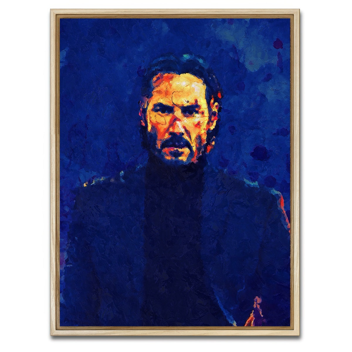 AUTO-MOCKUP WHITE | John Wick Painting | 1 Piece | Natural Framed Canvas | group=3x4