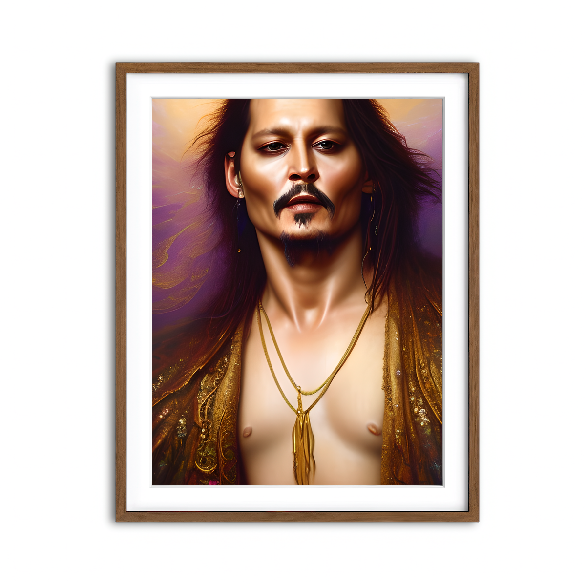 Framed Print 3x4 Walnut