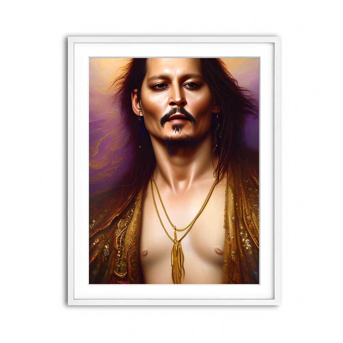 Framed Print 3x4 White