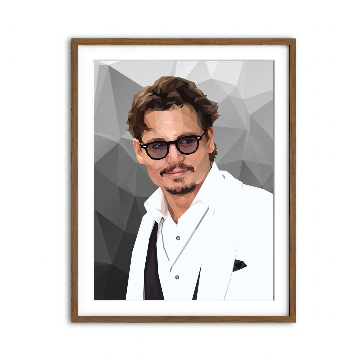 Framed Print 3x4 Walnut