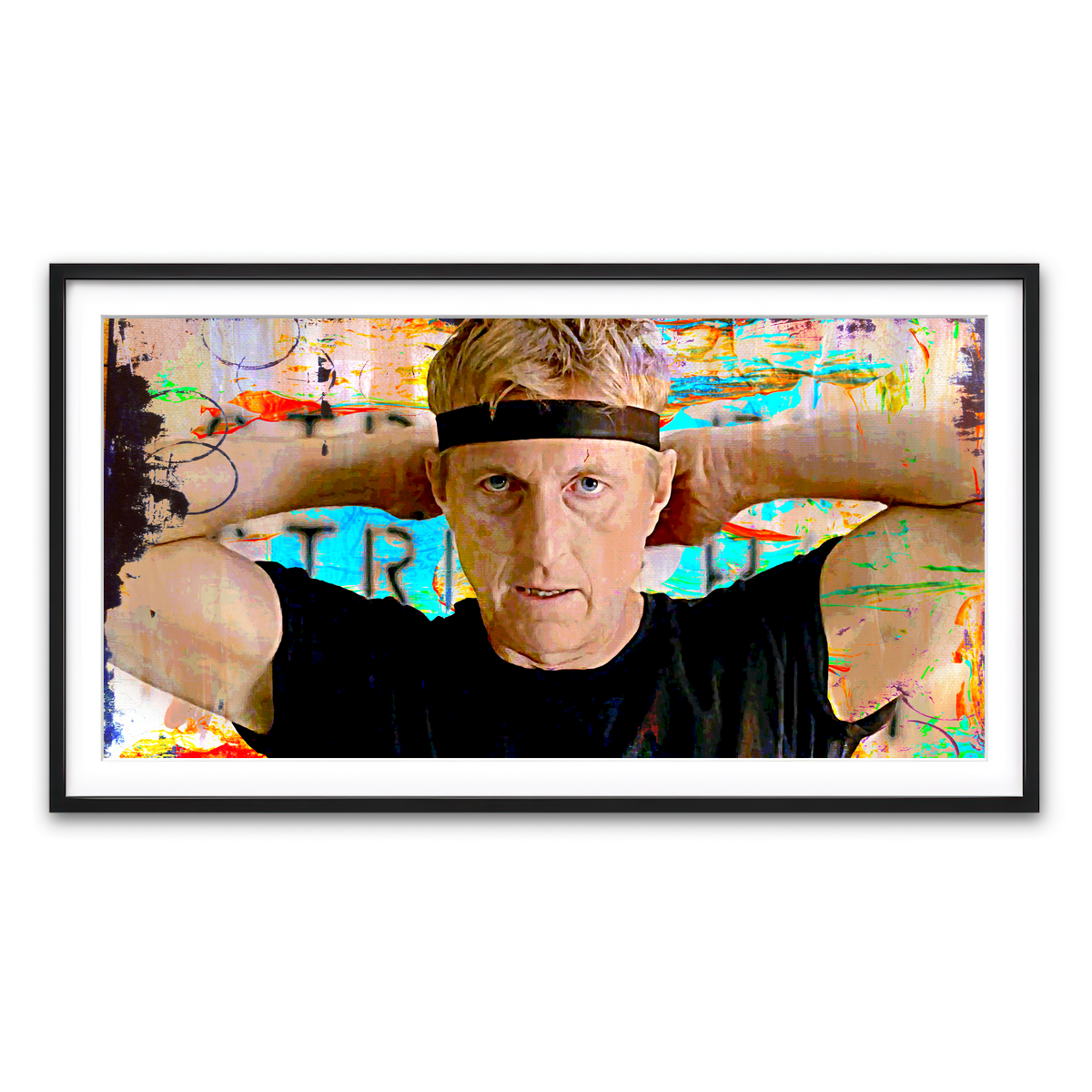 Framed Print 2x1 Black