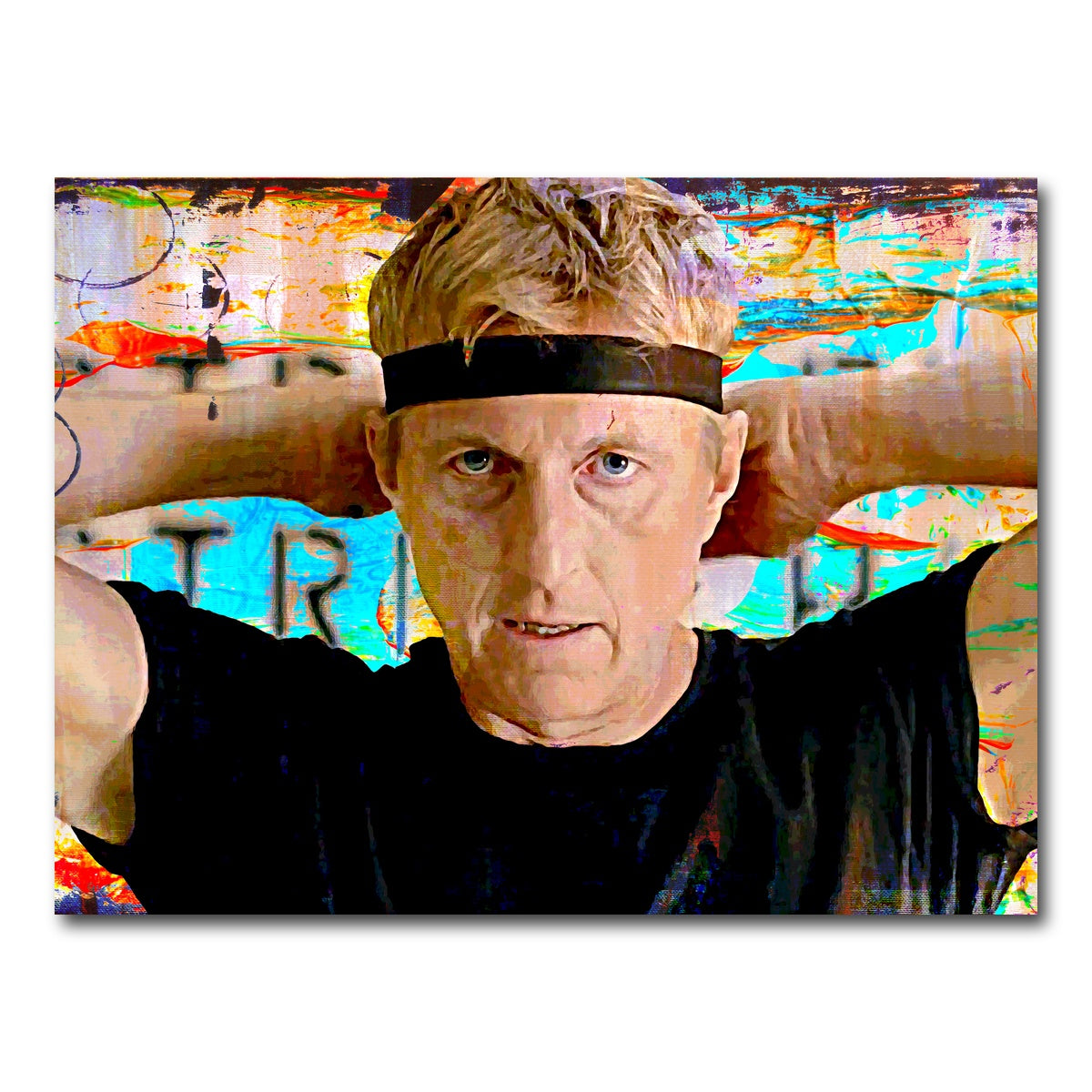 AUTO-MOCKUP WHITE | Johnny Lawrence | 1 Piece | Gallery Wrap Canvas | group=4x3