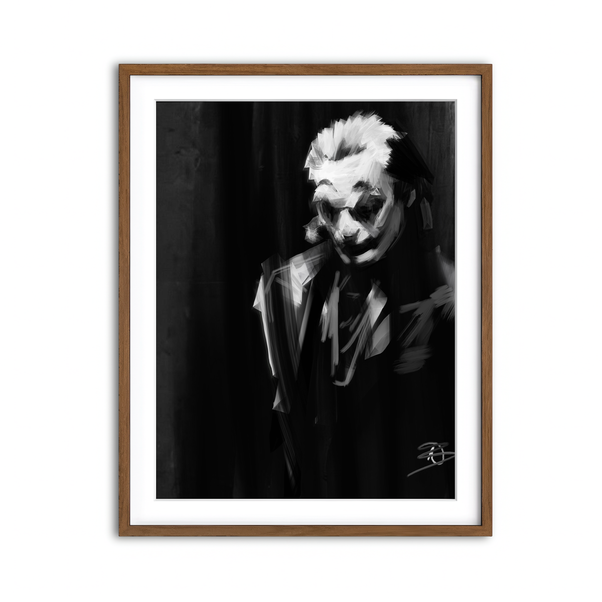 Framed Print 3x4 Walnut