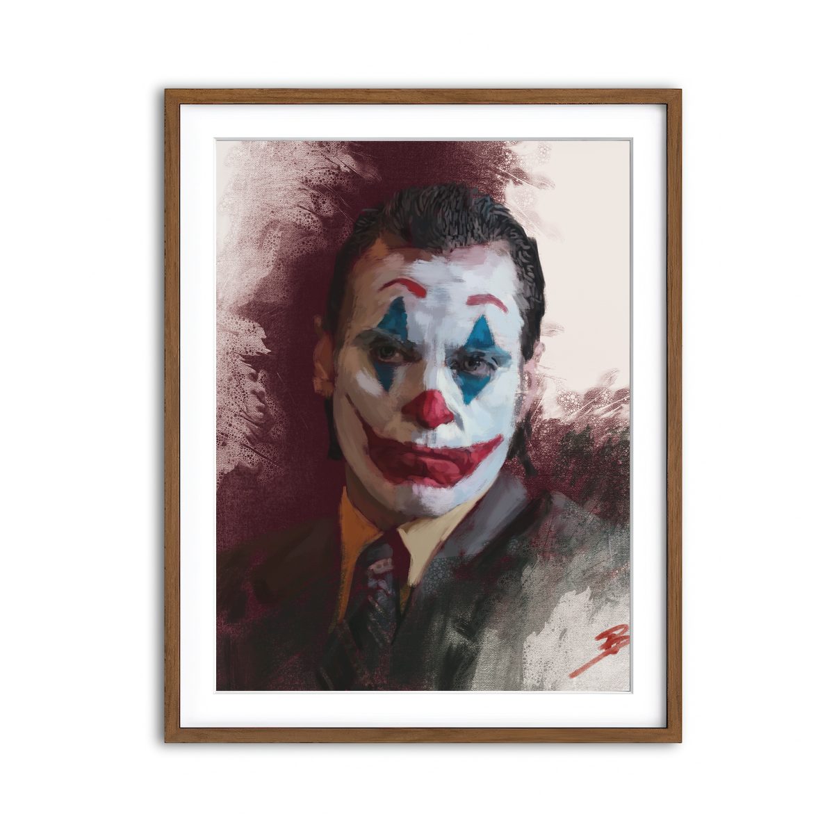 Framed Print 3x4 Walnut