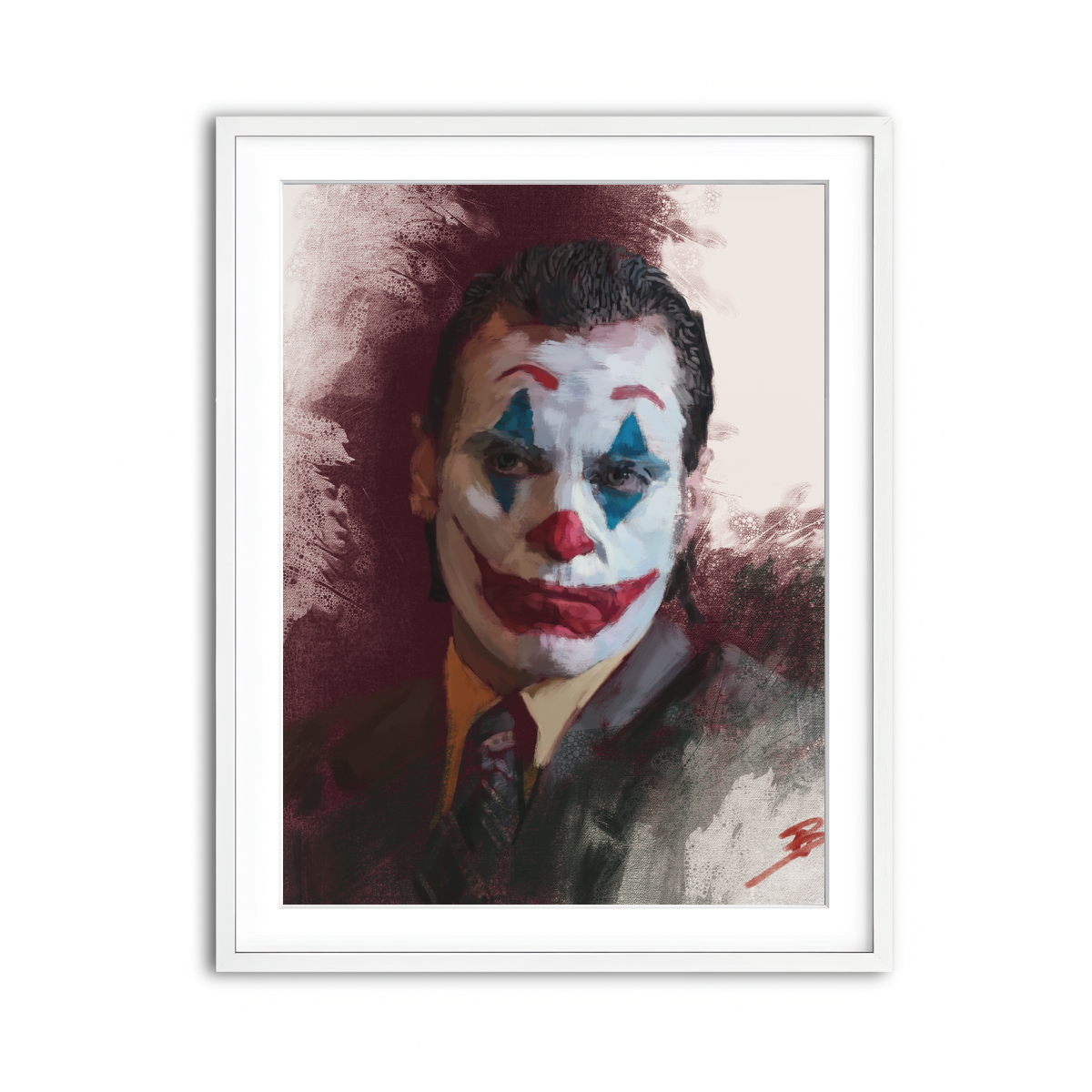 Framed Print 3x4 White