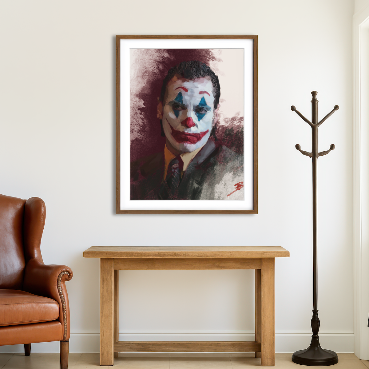 AUTO-MOCKUP ROOM | Joker Phoenix Wall Art