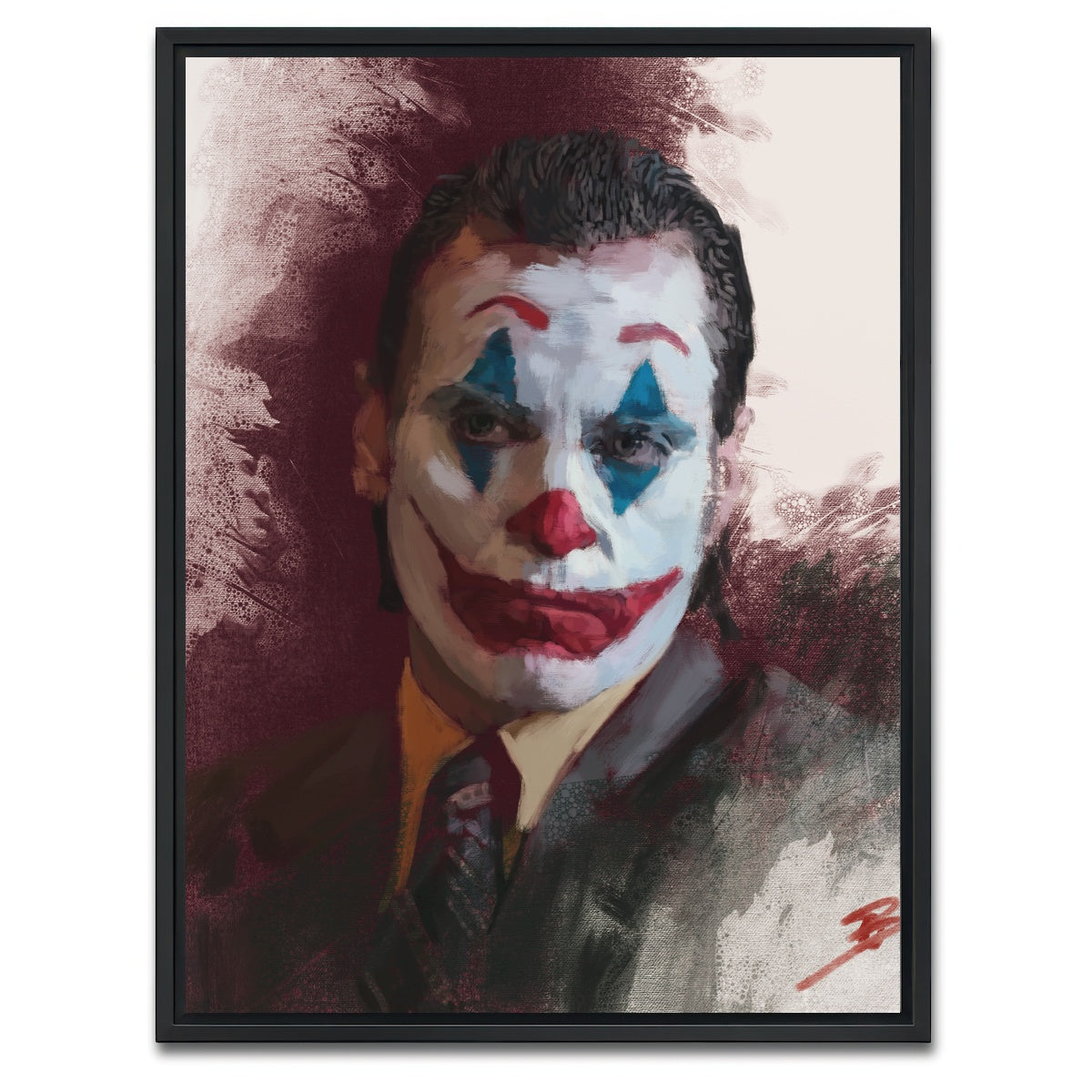 AUTO-MOCKUP WHITE | Joker Phoenix | 1 Piece | Black Framed Canvas | group=3x4