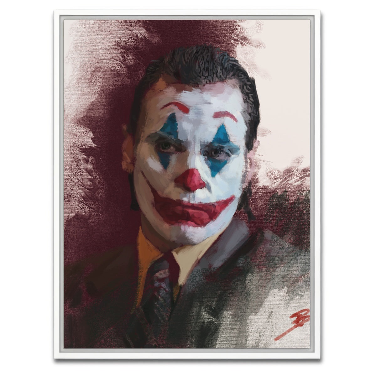 AUTO-MOCKUP WHITE | Joker Phoenix | 1 Piece | White Framed Canvas | group=3x4