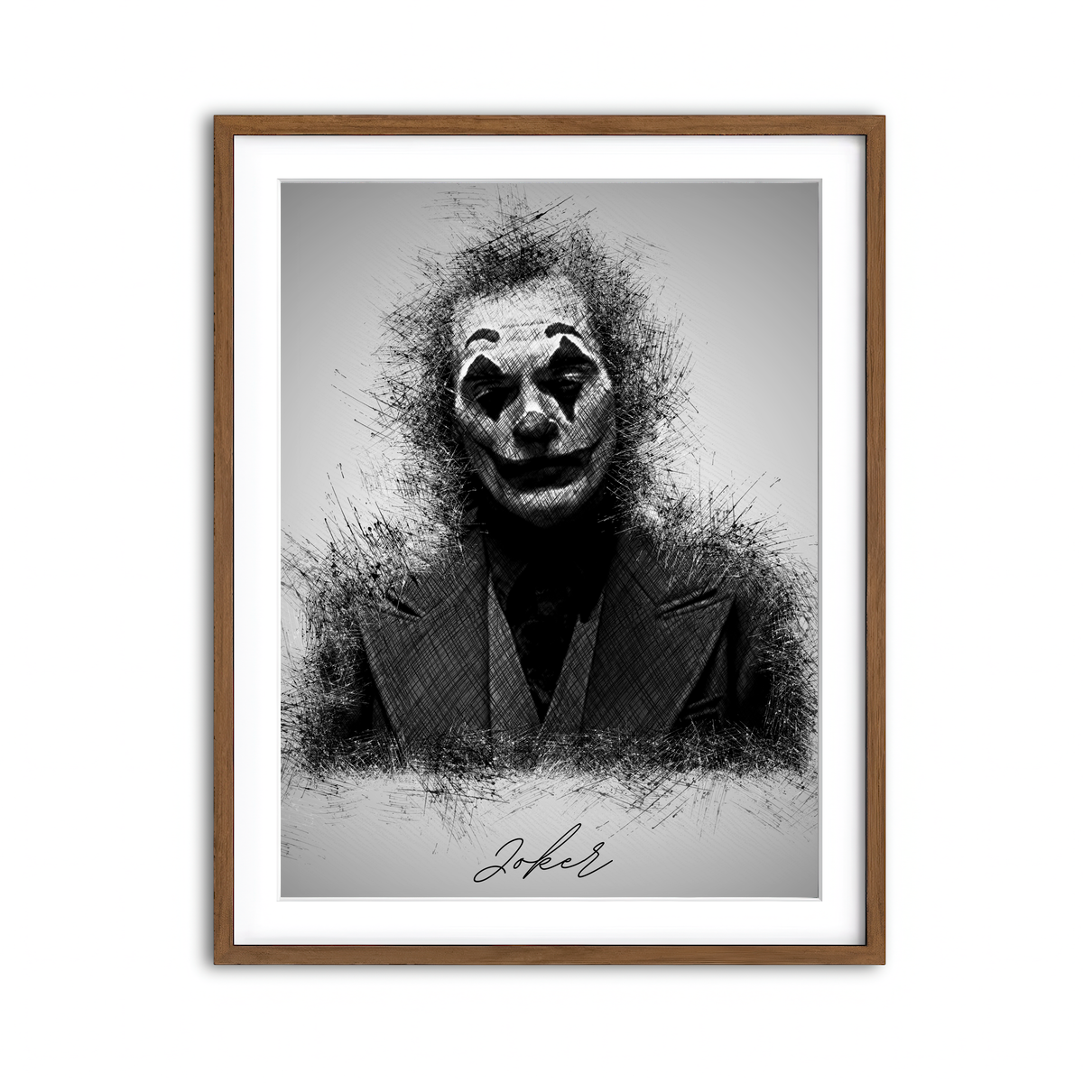 Framed Print 3x4 Walnut