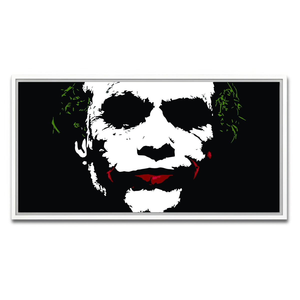 AUTO-MOCKUP WHITE | Joker Splatter | 1 Piece | White Framed Canvas | group=2x1
