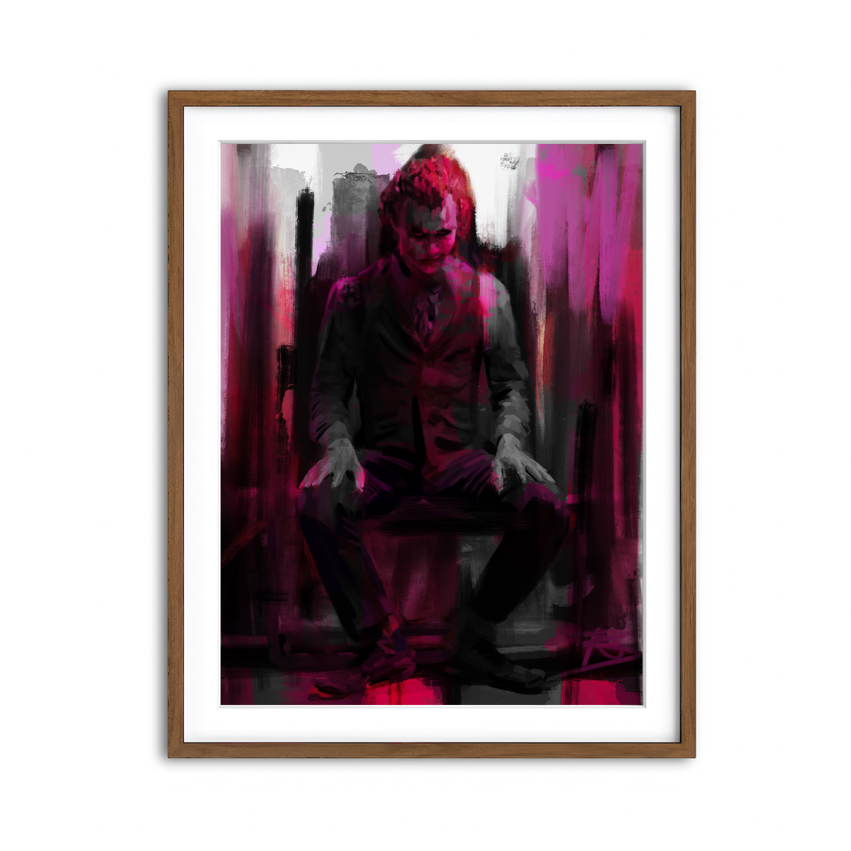 Framed Print 3x4 Walnut