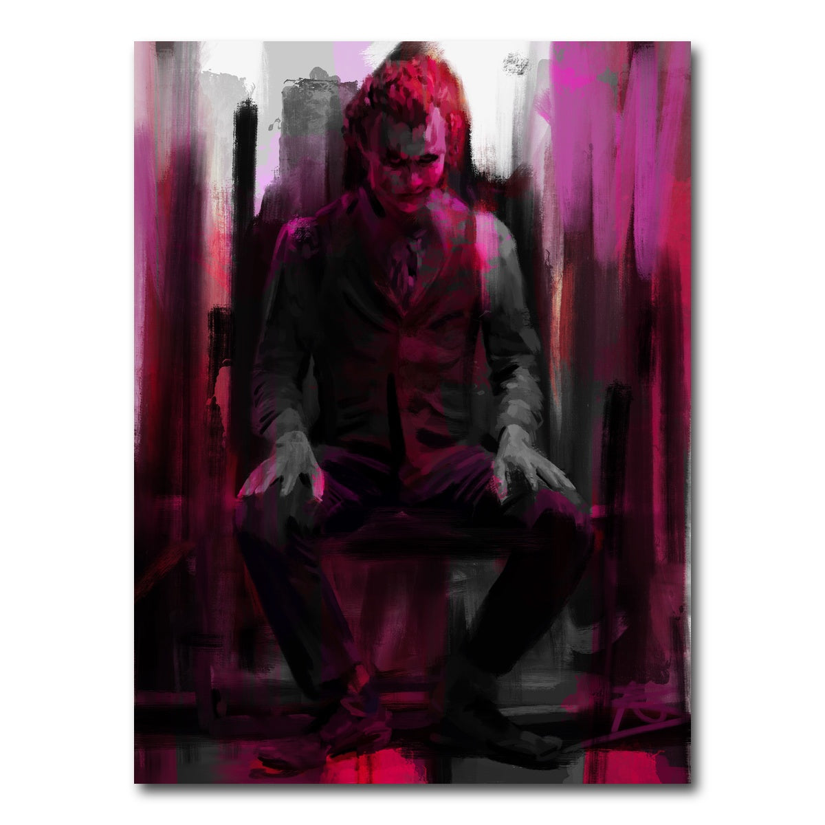 AUTO-MOCKUP WHITE | Joker purple | 1 Piece | Gallery Wrap Canvas | group=3x4