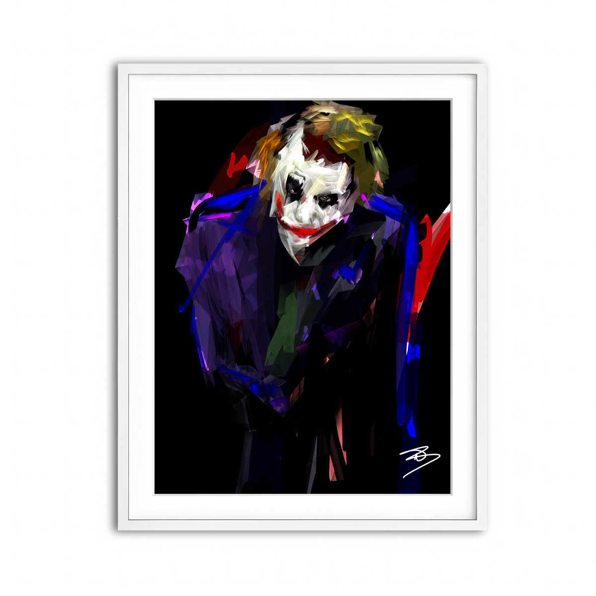 Framed Print 3x4 White