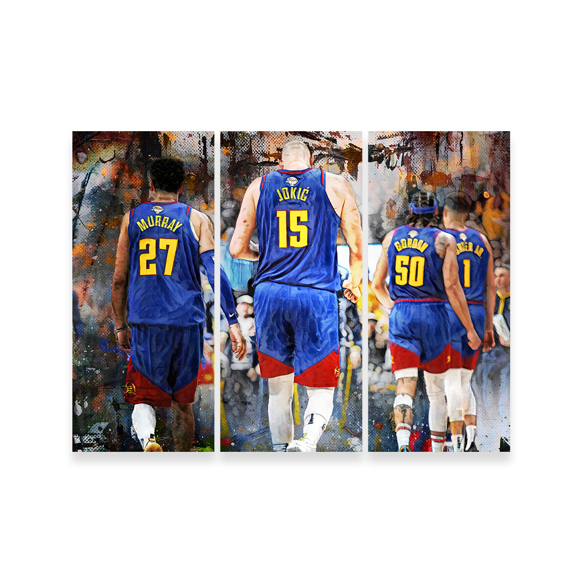 Nuggets Core Four Wall Art