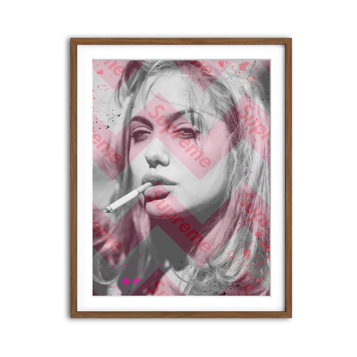 Framed Print 3x4 Walnut