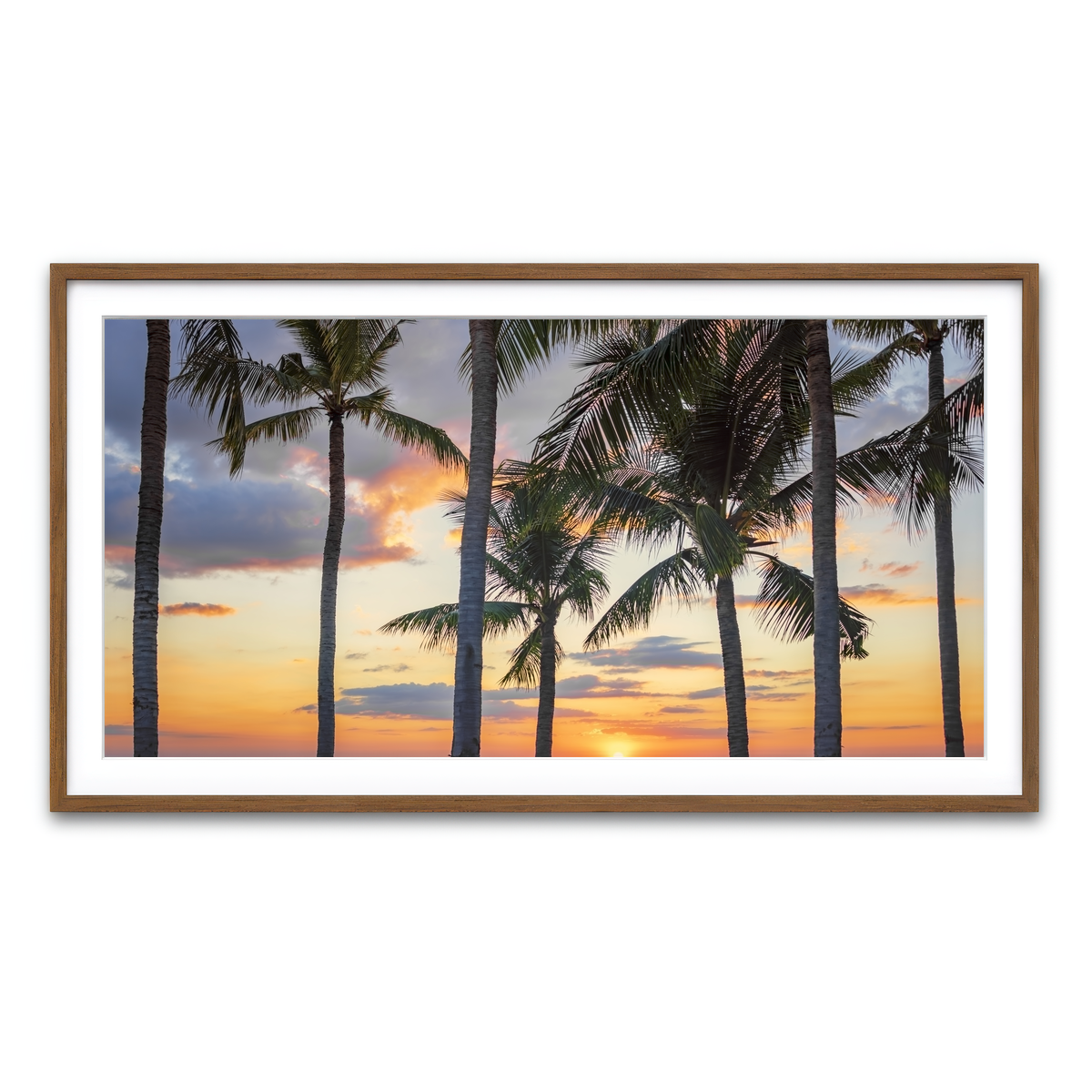 Framed Print 2x1 Walnut