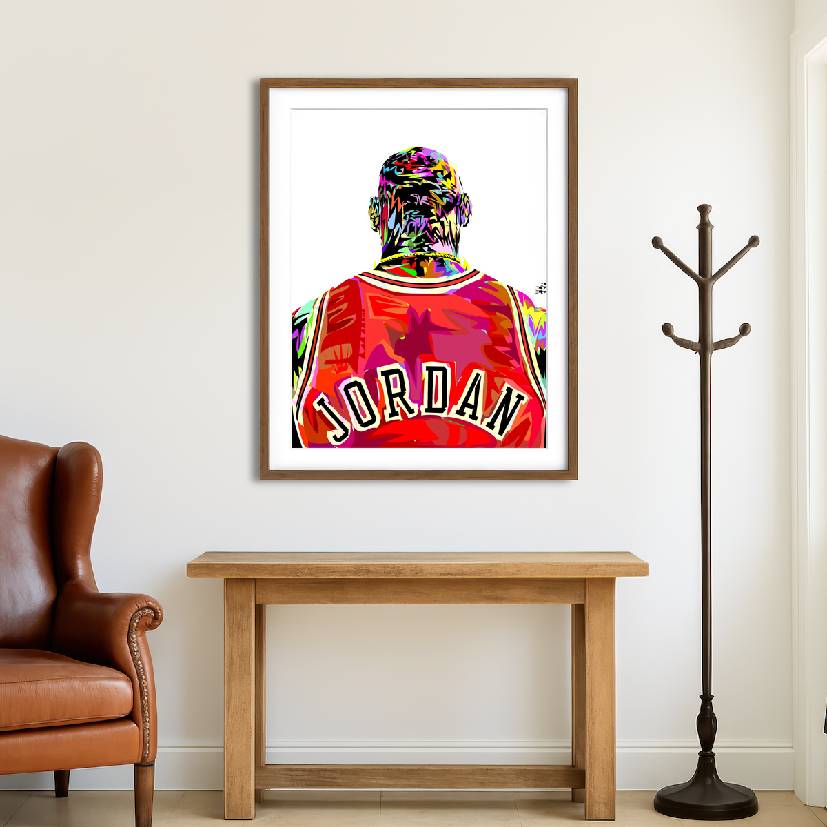 AUTO-MOCKUP ROOM | Jordan Back 2 Wall Art