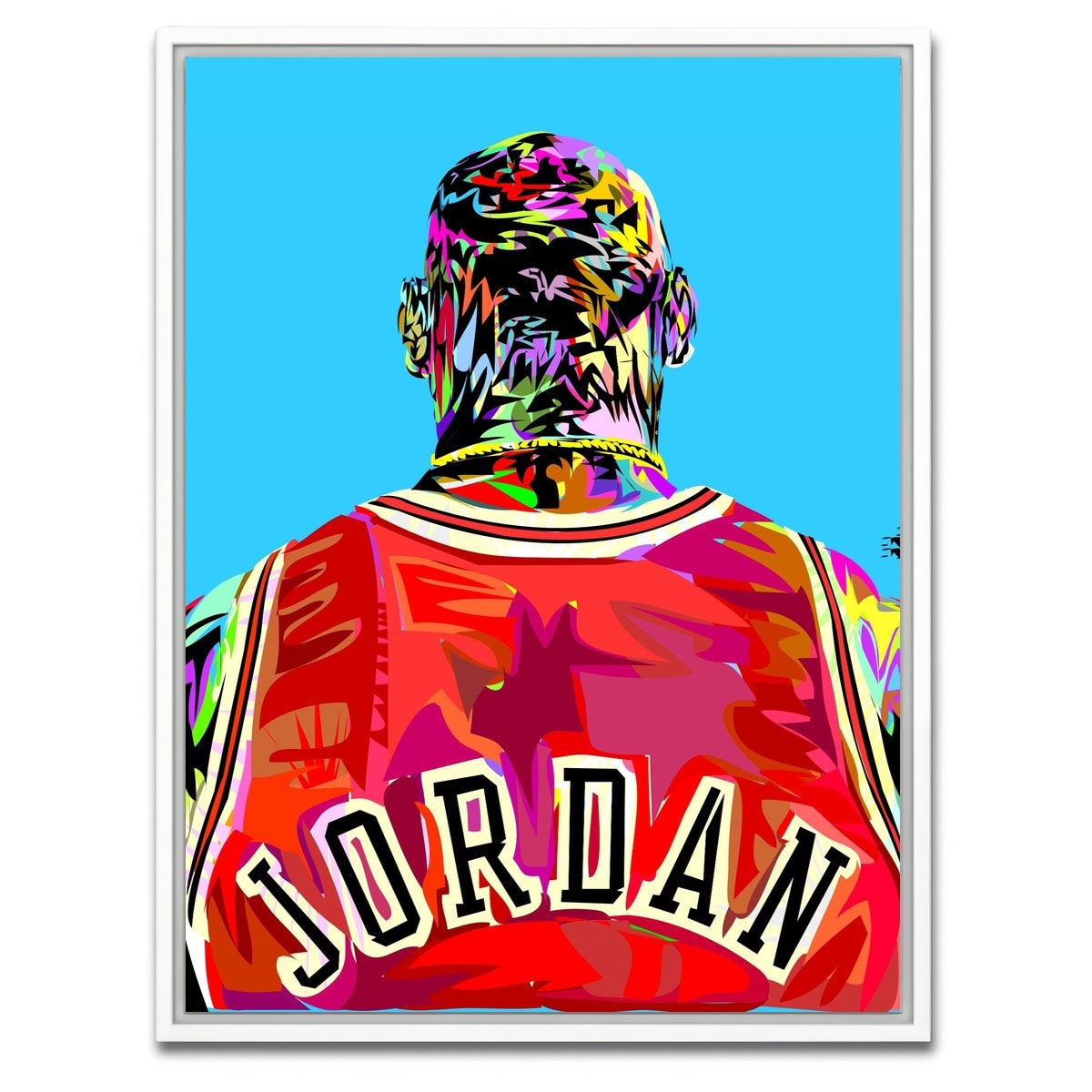 AUTO-MOCKUP WHITE | Jordan Back | 1 Piece | White Framed Canvas | group=3x4