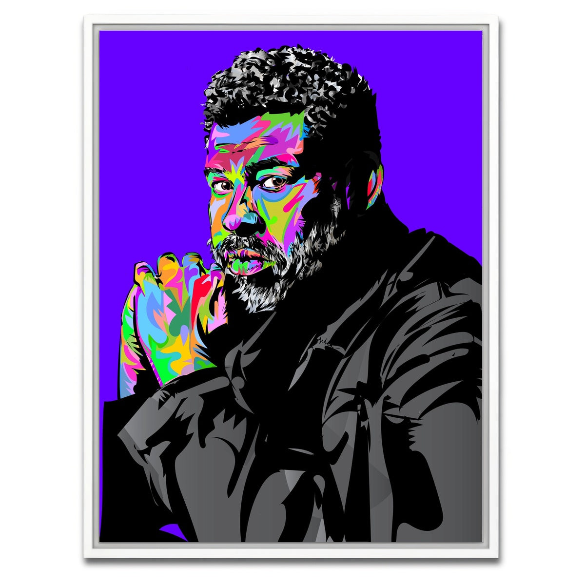 AUTO-MOCKUP WHITE | Jordan Peel | 1 Piece | White Framed Canvas | group=3x4