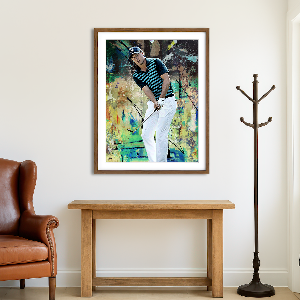 AUTO-MOCKUP ROOM | Jordan Spieth Wall Art