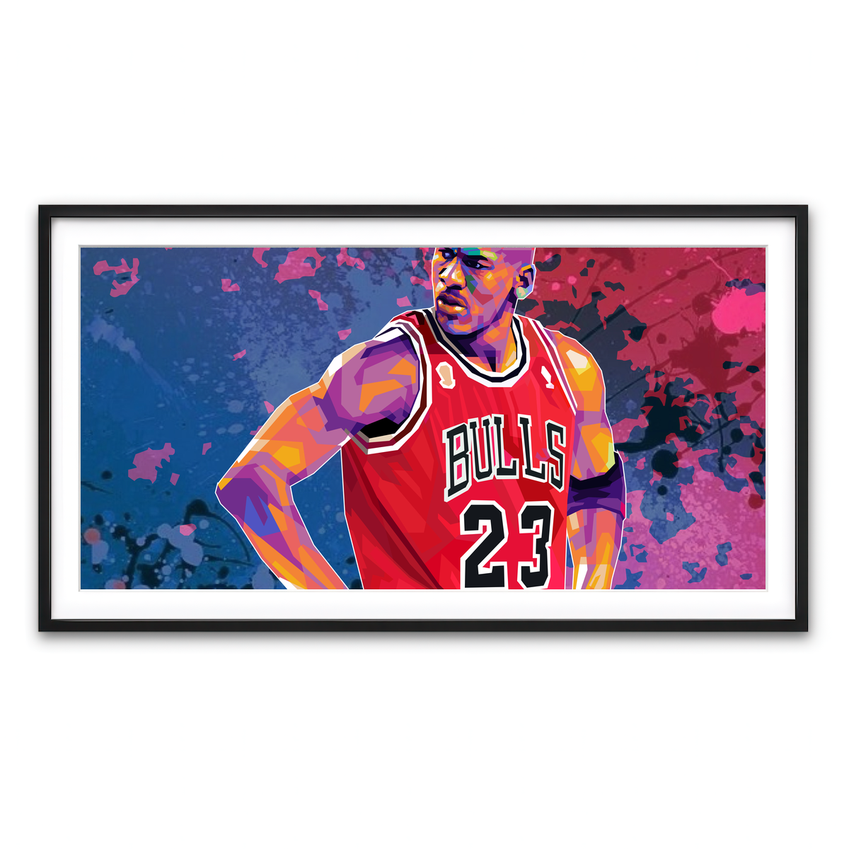 Framed Print 2x1 Black