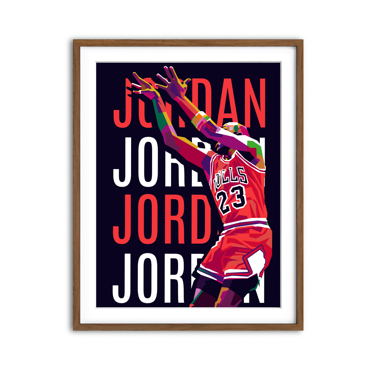 Framed Print 3x4 Walnut