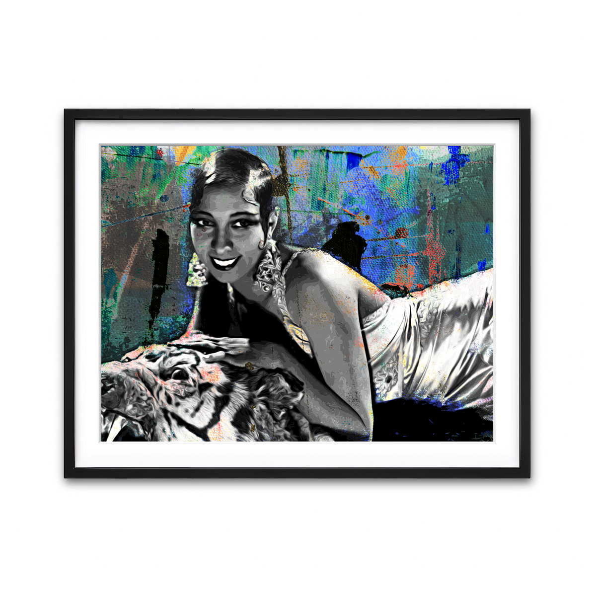 Framed Print 4x3 Black